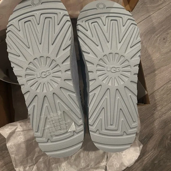 UGG Tasman Light Blue Slippers woman size 9 - Picture 4 of 5